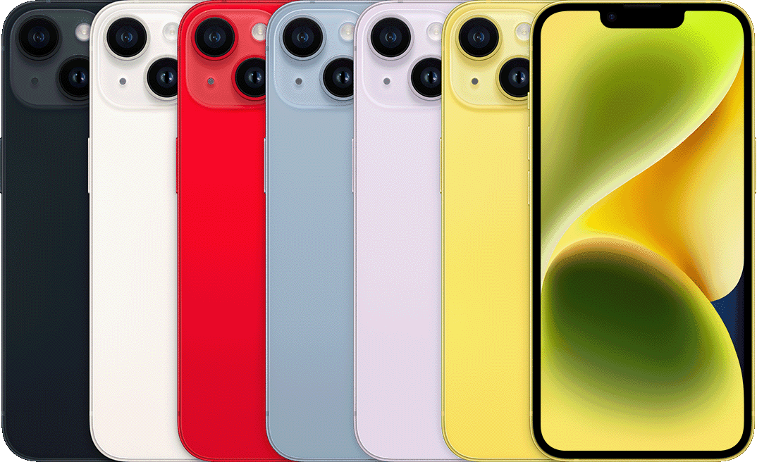 iPhone 14 — semua pilihan warna